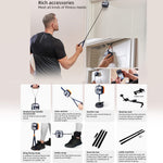 Pompa Unitree Pompa portatile per palestra domestica Macchina per cavo a resistenza regolabile da 4,4-44 libbre, Pump(Dark Blue), Pump(Blue Orange), Pump(White), Pump(Pink)