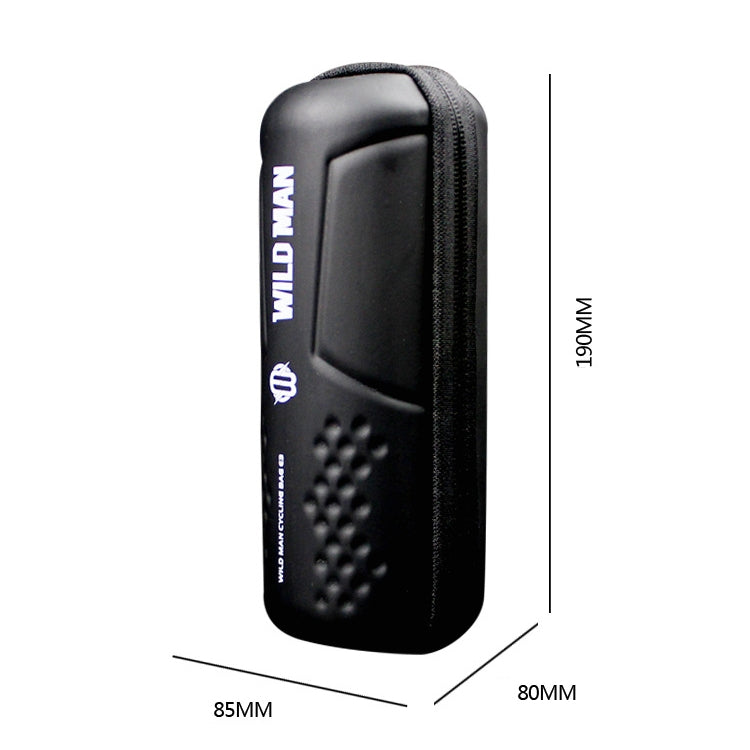WILD MAN E3 Borsa per attrezzi per riparazione bici MTB impermeabile Borsa per tubo per bicicletta Accessori per l'equitazione, E3 (Black)