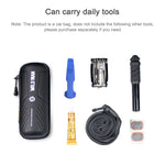 WILD MAN E3 Borsa per attrezzi per riparazione bici MTB impermeabile Borsa per tubo per bicicletta Accessori per l'equitazione, E3 (Black)