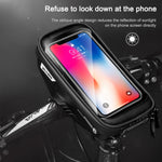 WILD MAN E1 Borsa anteriore impermeabile Set di telefoni cellulari MTB Borsa per tubo per bicicletta Accessori per l'equitazione, E1 (Black), E1 (Red)