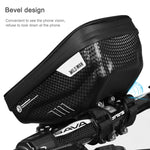 WILD MAN E1 Borsa anteriore impermeabile Set di telefoni cellulari MTB Borsa per tubo per bicicletta Accessori per l'equitazione, E1 (Black), E1 (Red)
