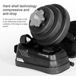 WILD MAN E2 Borsa anteriore impermeabile Set di telefoni cellulari MTB Borsa per tubo per bicicletta Accessori per l'equitazione, E2 (Black), E2 (Red)