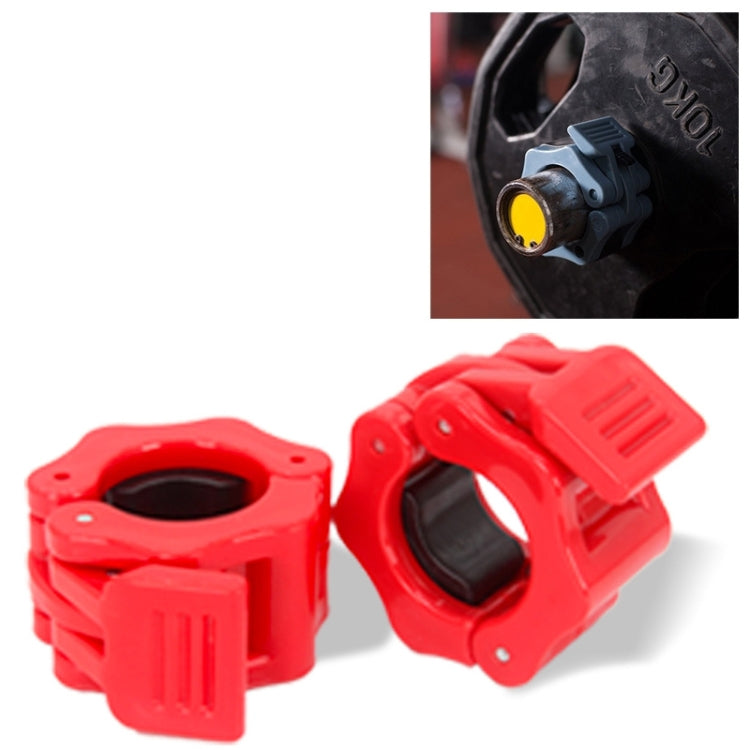 Fibbia in plastica per bilanciere con bloccaggio rapido per barra austriaca, diametro: 25 mm (nero), 25mm