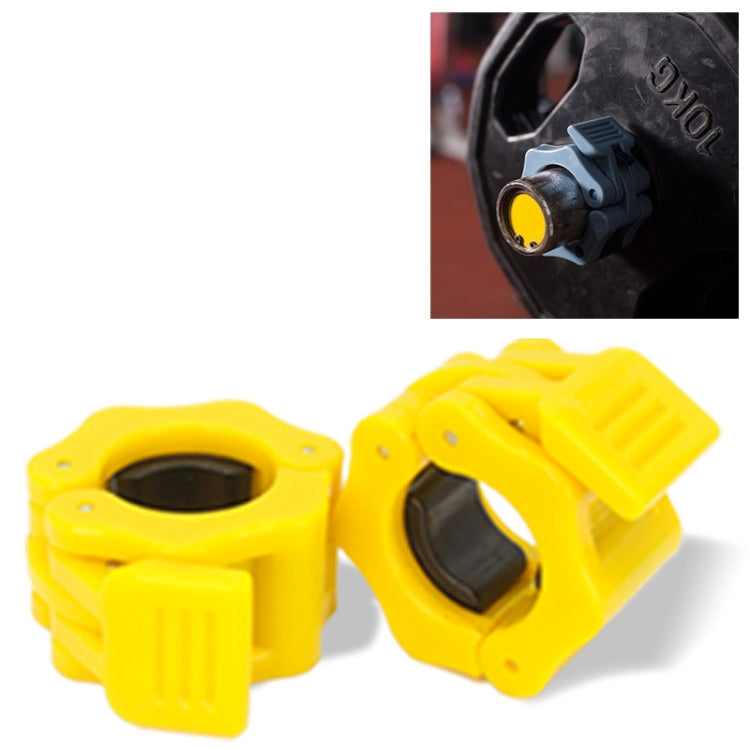 Fibbia in plastica per bilanciere con bloccaggio rapido per barra austriaca, diametro: 25 mm (nero), 25mm