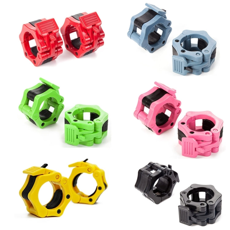 Fibbia in plastica per bilanciere con bloccaggio rapido per barra austriaca, diametro: 25 mm (nero), 25mm