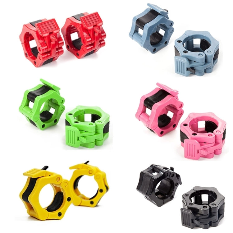 Fibbia in plastica per bilanciere con bloccaggio rapido per barra austriaca, diametro: 25 mm (nero), 25mm