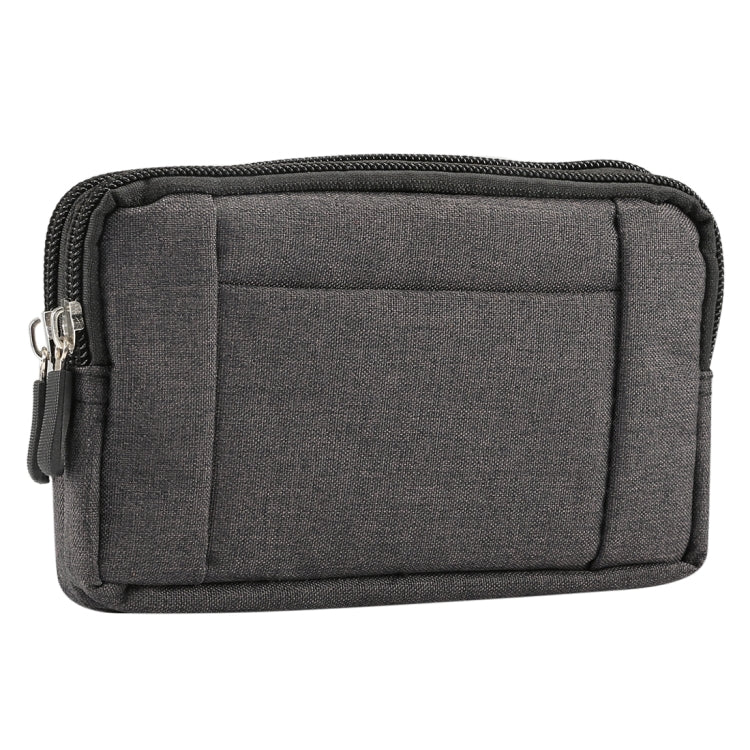 Marsupio sportivo per telefono universale in denim per smartphone da 5,5~6,3 pollici, misura: L, L