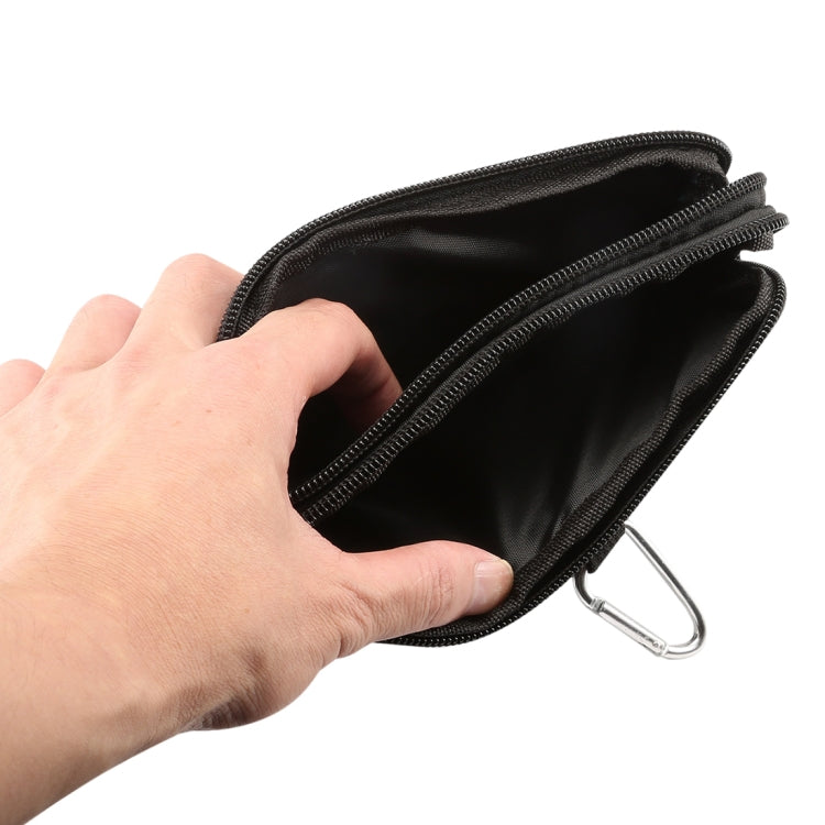 Marsupio sportivo per telefono universale in denim per smartphone da 5,5~6,3 pollici, misura: L, L