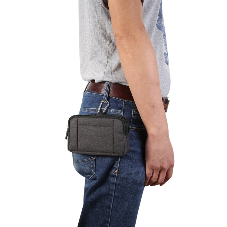 Marsupio sportivo per telefono universale in denim per smartphone da 5,5~6,3 pollici, misura: L, L