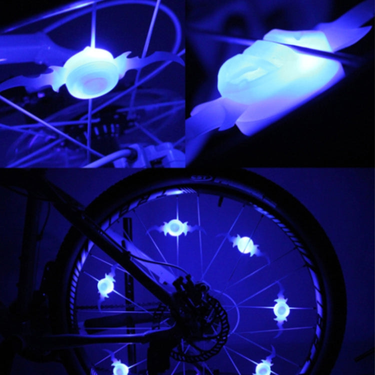 2 ruote per bicicletta, luci a raggi in salice, decorazione, luce notturna a LED colorata