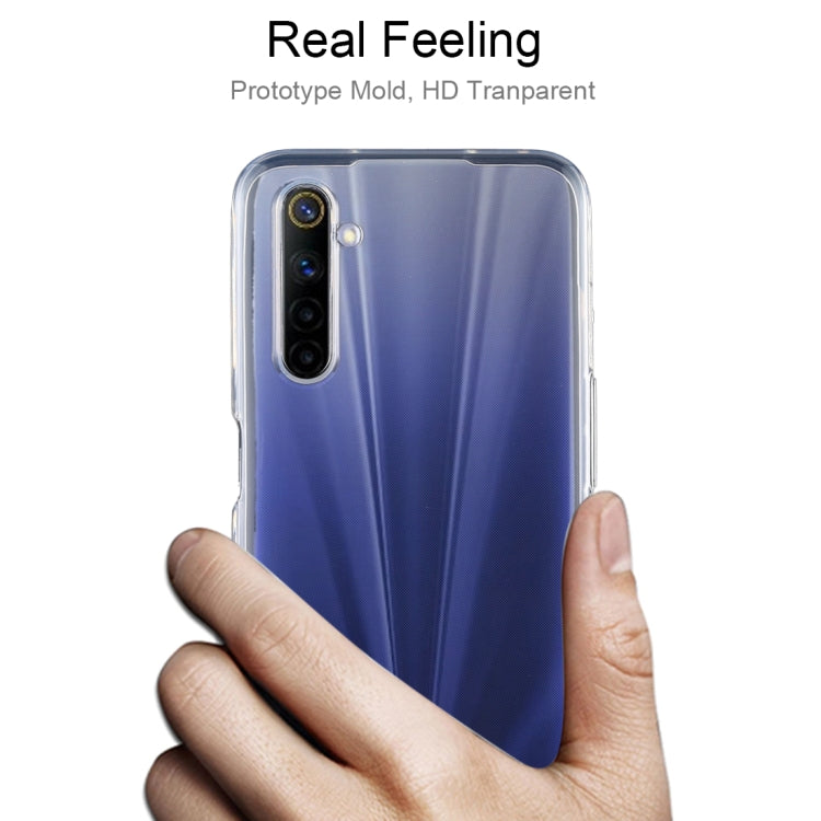 Per OPPO Realme 6 Custodia protettiva in TPU trasparente ultrasottile da 0,5 mm, For OPPO Realme 6