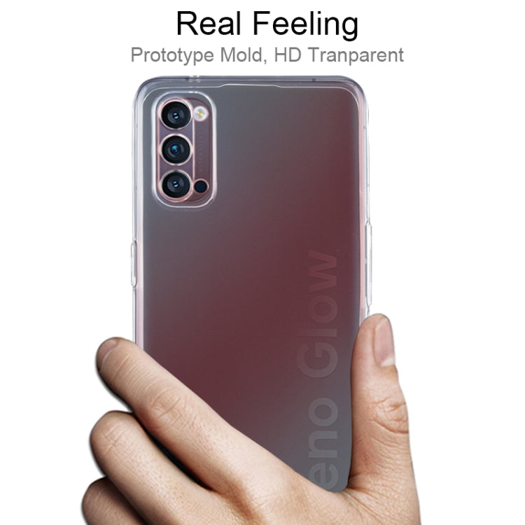 Custodia TPU trasparente ultrasottile per OPPO Reno4 Pro 5G