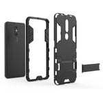Custodia antiurto PC TPU per OPPO F11 Pro con supporto
