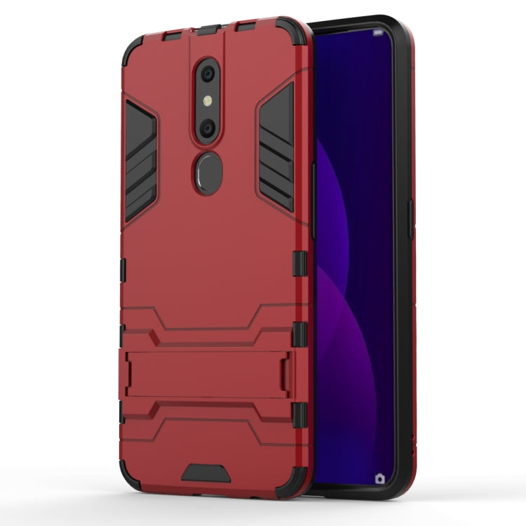 Custodia antiurto PC TPU per OPPO F11 Pro con supporto