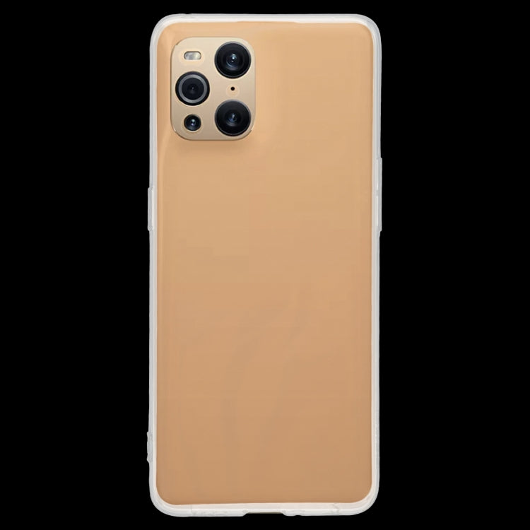 Custodia TPU trasparente ultrasottile per OPPO Find X3 Pro