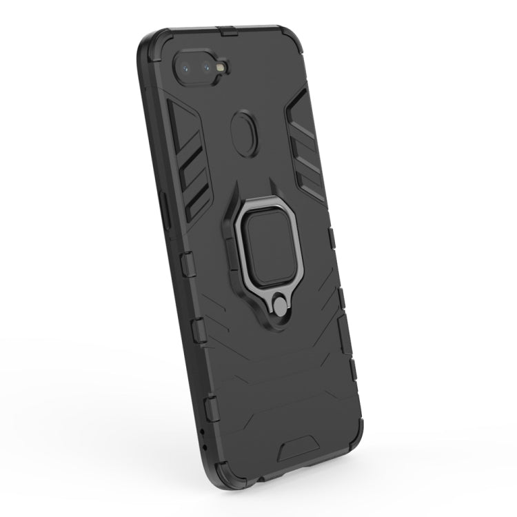 Custodia protettiva PC TPU per OPPO F9 con anello magnetico