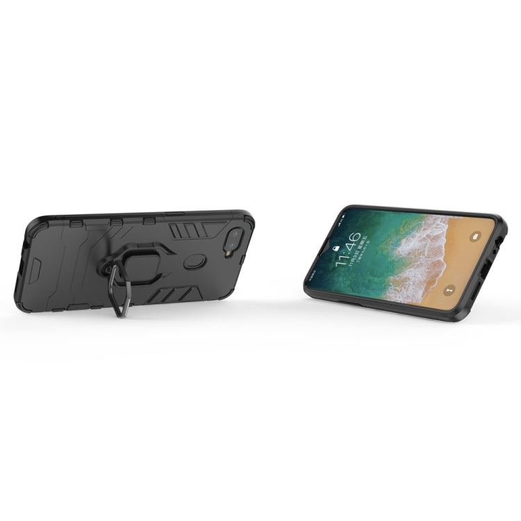Custodia protettiva PC TPU per OPPO F9 con anello magnetico