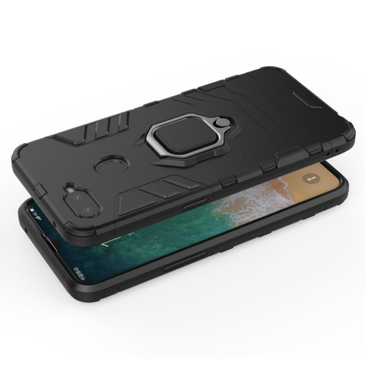 Custodia protettiva PC TPU per OPPO F9 con anello magnetico