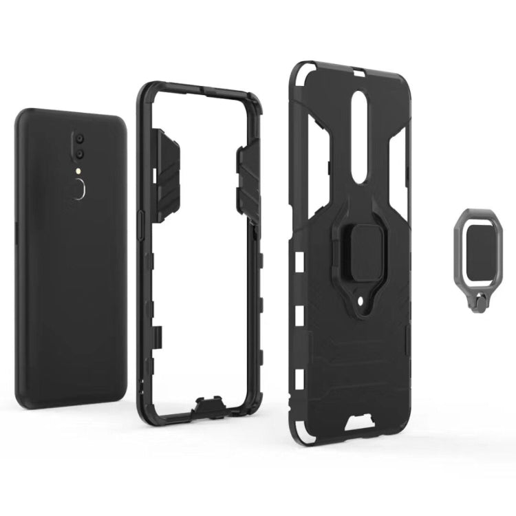 Custodia antiurto PC TPU con anello magnetico OPPO F11