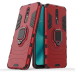 Custodia antiurto PC TPU con anello magnetico OPPO F11
