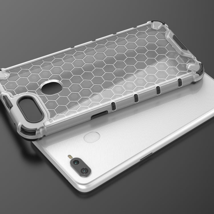 Custodia antiurto TPU a nido d'ape per OPPO F9