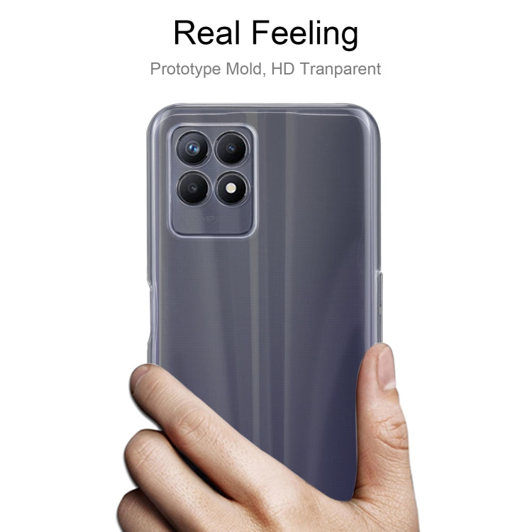Custodia TPU trasparente per OPPO Realme 8i