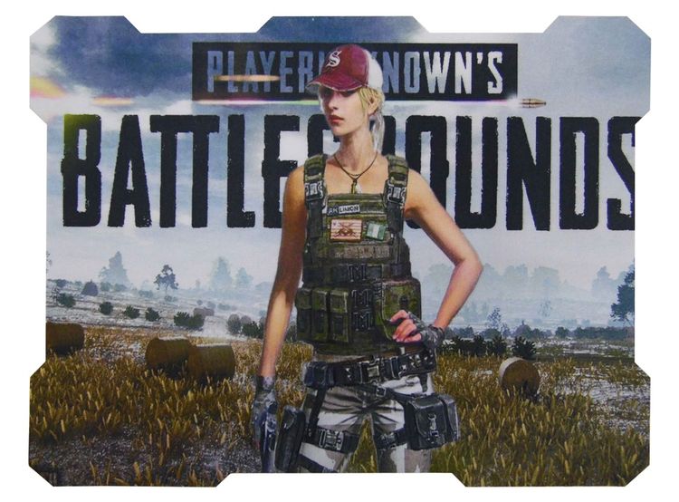 Tappetino Mouse 30x23cm Player Unknown's Battlegrounds Personaggio con cappello rosso