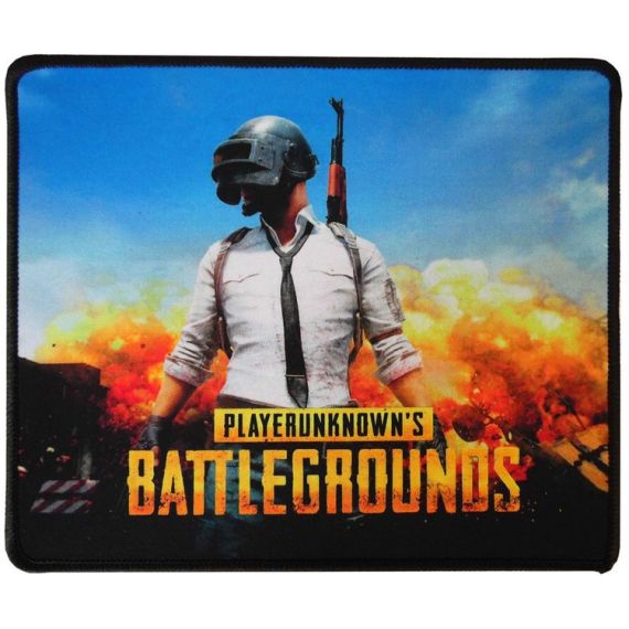 Tappetino Mouse 25x21 cm PlayerUnknown's Battlegrounds Personaggio con casco e fucile