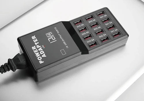 Caricabatterie 12 porte USB 60W 1.5A/2.5A/3.5A 7893063018159 Q-CD630 P1262