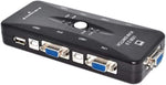Switch KVM 4 porte USB 2.0 connettori USB/VGA KVM41UA P1348