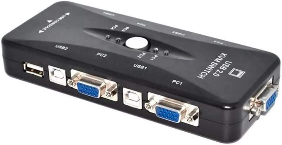 Switch KVM 4 porte USB 2.0 connettori USB/VGA KVM41UA P1348
