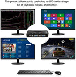 Switch KVM 4 porte USB 2.0 connettori USB/VGA KVM41UA P1348