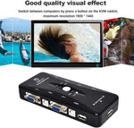Switch KVM 4 porte USB 2.0 connettori USB/VGA KVM41UA P1348