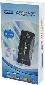 Switch KVM 4 porte USB 2.0 connettori USB/VGA KVM41UA P1348
