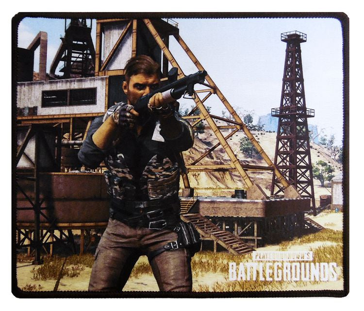 Tappetino Mouse 25x21 cm PlayerUnknown's Battlegrounds Personaggio con Shotgun