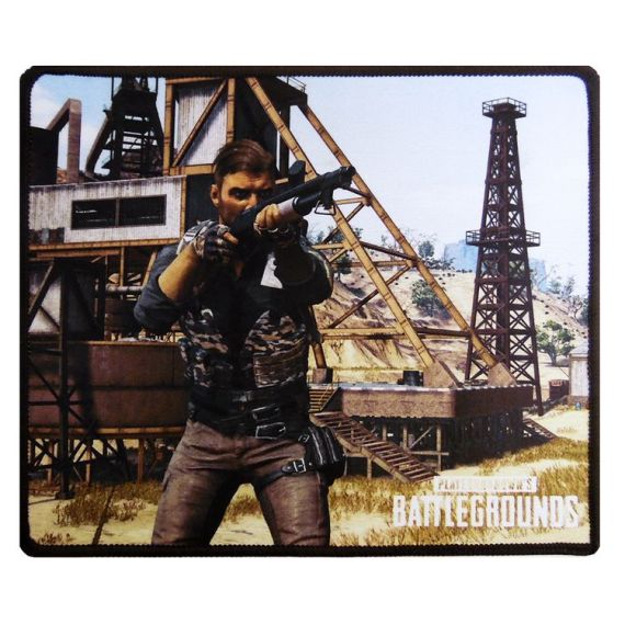 Tappetino Mouse 25x21 cm PlayerUnknown's Battlegrounds Personaggio con Shotgun