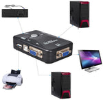 Switch KVM 2 porte USB 2.0 connettori USB/VGA  KVM21UA P1389