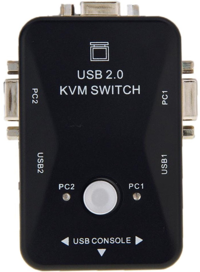 Switch KVM 2 porte USB 2.0 connettori USB/VGA  KVM21UA P1389