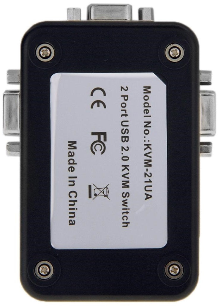 Switch KVM 2 porte USB 2.0 connettori USB/VGA  KVM21UA P1389