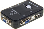 Switch KVM 2 porte USB 2.0 connettori USB/VGA  KVM21UA P1389Switch KVM 2 porte USB 2.0 connettori USB/VGA  KVM21UA P1389