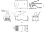 Plug RJ45 CAT 6 STP schermato 4040849938290 93829 P1445