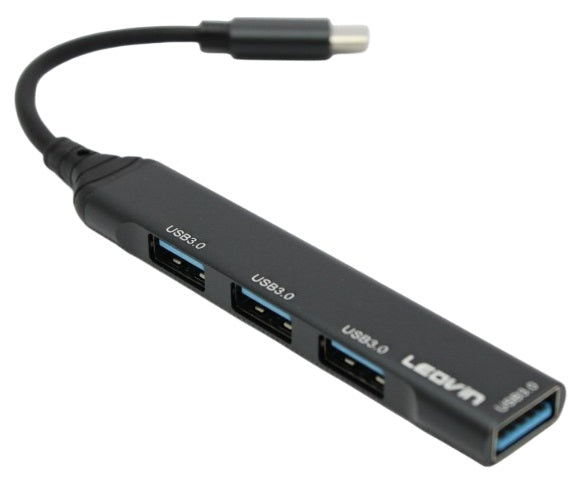 Hub USB slim type C 4xUSB 3.0 6920160001201 LE-120 P228
