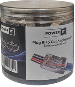 Plug RJ45 Cat.6 schermato - confezione da 100 8055598010001 P512