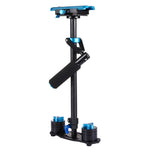 Stabilizzatore portatile in fibra di carbonio PULUZ 38,5-61 cm per video e fotocamere digitali DSLR e DV, intervallo di carico: 0,5-3 kg, P60T Black, P60T Blue, P60T Red, RU Stock P60T Black