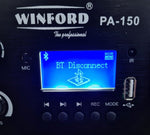 Amplificatore audio USB/Bluetooth/FM 6 canali 70V/100V/16 Ohm 150W PA-150