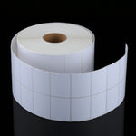 Adesivo in carta per stampante per etichette con nastro carbone, dimensioni: 30 mm x 40 mm (5000 etichette), 30x40mm