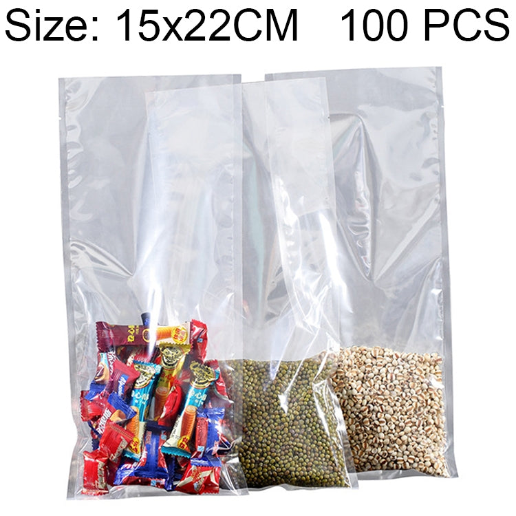 Sacchetti sottovuoto per alimenti 22x15 cm trasparenti