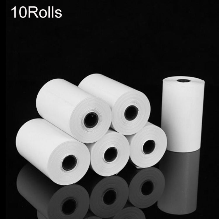 10 rotoli da 57 x 25 mm per ricevute, etichette per stampa su carta termica per ricevute