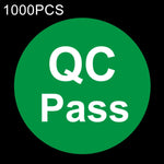 Etichetta per pass QC adesiva di forma rotonda da 1000 pezzi
