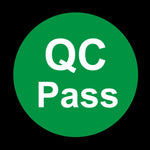 Etichetta per pass QC adesiva di forma rotonda da 1000 pezzi